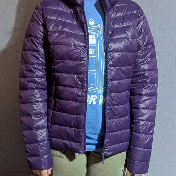 NuAge Sport Puffer Jacket Purple (Small) - Picture 12 of 12
